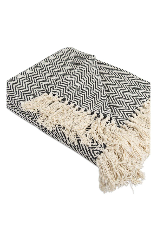 Tassel Throw Blanket