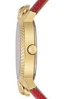 Mouffetard Leather Strap Watch, 38mm