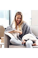 PureRelief Heated Throw - Gray