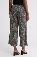 Wide Leg Pull-On Crop Pants