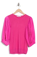 Rhea Puff Sleeve Wool Blend Pullover
