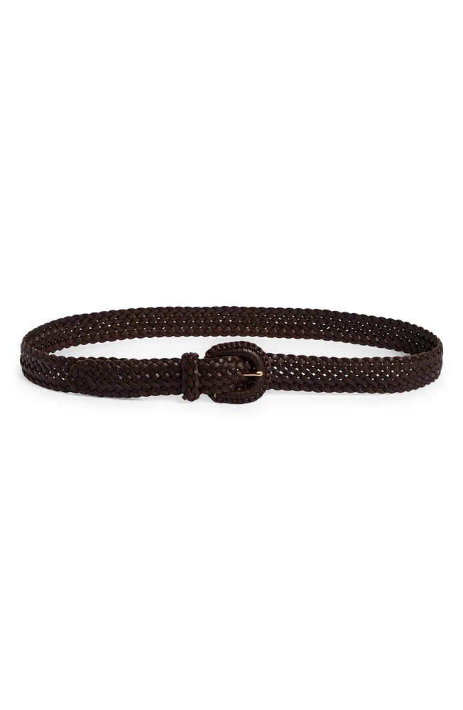 Woven Leather Belt