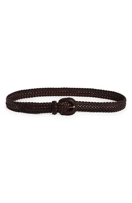 Woven Leather Belt