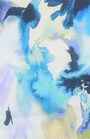 Ink Blooms Square Scarf