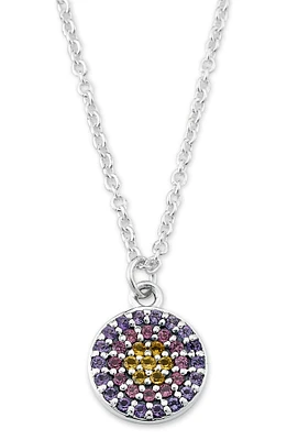 Sterling Silver Gemstone Pendant Necklace