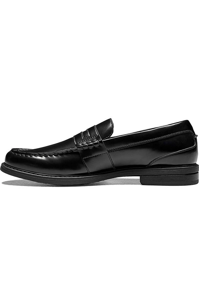 Lincoln Leather Moc Toe Penny Loafer - Wide Width Available