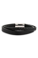 Men's Faux Leather Bracelet