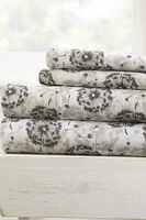 HOME SPUN Premium Ultra Soft Make a Wish Pattern 4-Piece Bed Sheet Set