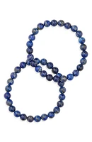 2-Pack Stone Bead Bracelet