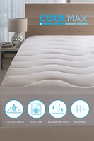 Coolmax Twin Moisture Wicking Performance Mattress Pad