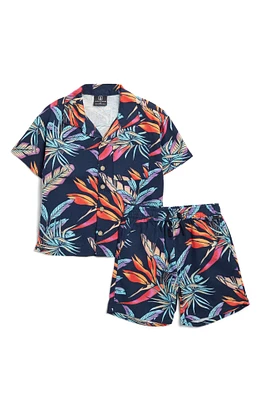 Cabana Button-Down Shirt & Shorts Set