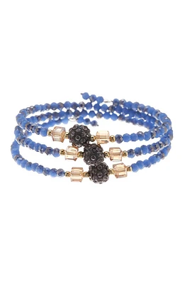 Cheyenne Simulated Stone Wraparound Bracelet