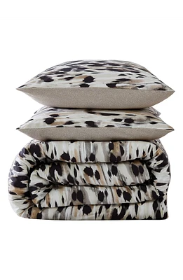 Abstract Leopard Print Comforter Set