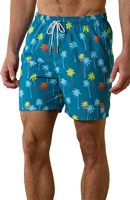 Naples Pom Palms Swim Trunks