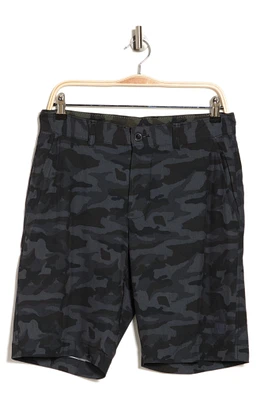 Camo Print Golf Shorts