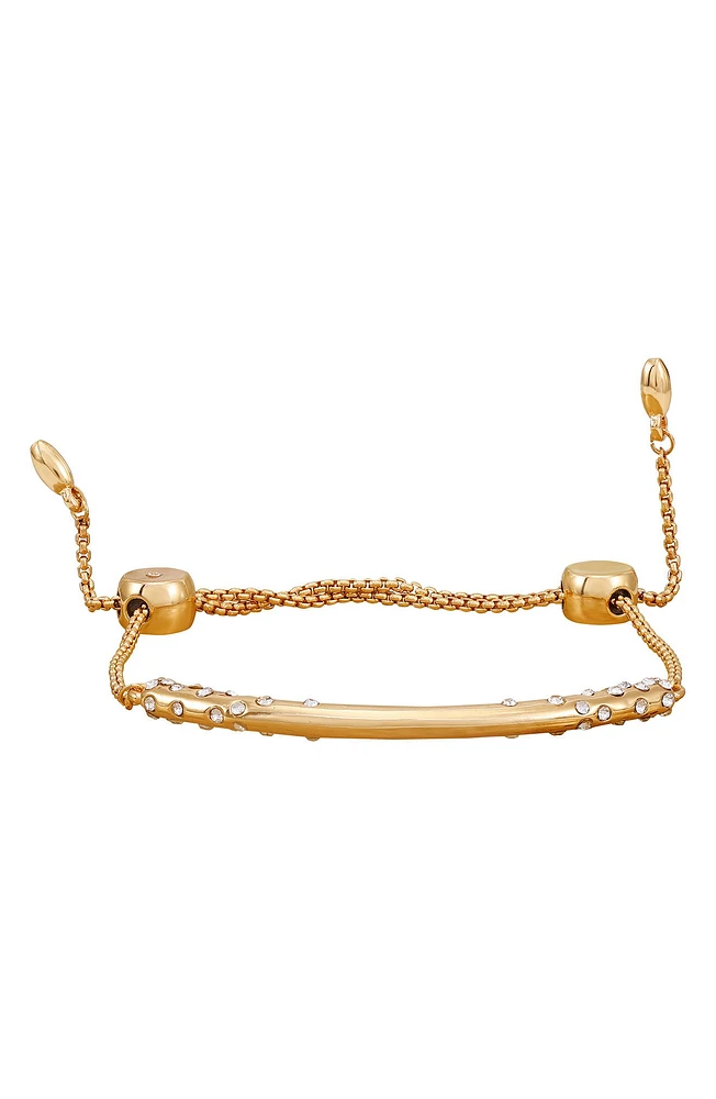 Crystal Pavé Bar Chain Bracelet