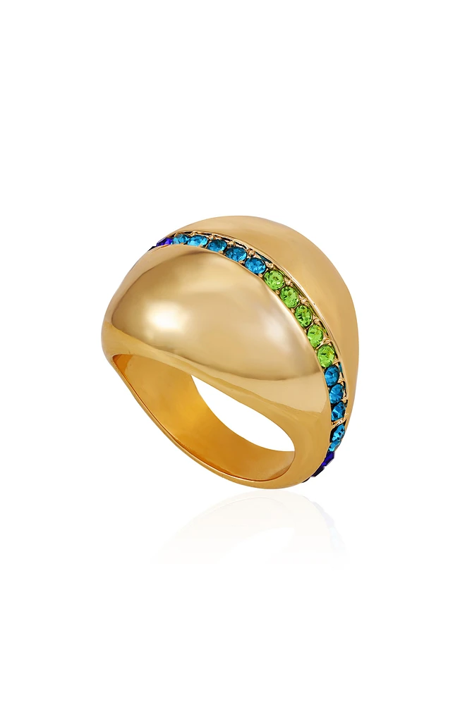 Crystal Dome Ring