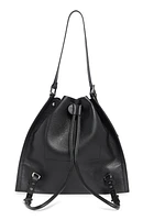 Alpha Convertible Leather Backpack