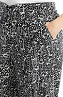 Wide Leg Pull-On Crop Pants