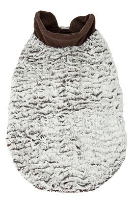 LUXE 'Purrlage' Designer Fur Dog Coat