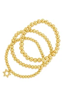 Nessa Star of David 3-Pack Beaded Bracelets