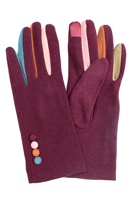 Color Pop Jersey Touchscreen Gloves