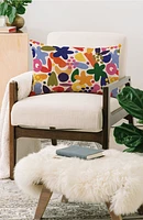 Alisa Galitsyna Bright Abstract Lumbar Throw Pillow