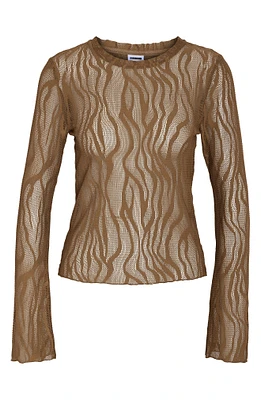 Lili Long Sleeve Mesh Top