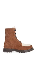 Isaac Genuine Shearling Moc Toe Boot