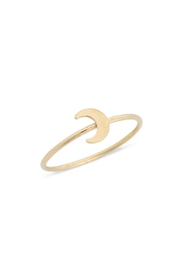 Crescent Moon Ring