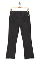 High Waist Slim Fit Kick Jeans