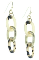 Resin Link Drop Earrings