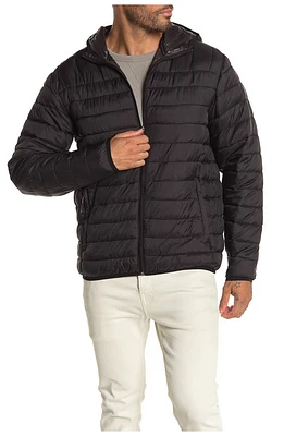 PrimaLoft Hooded Packable Quilted Jacket