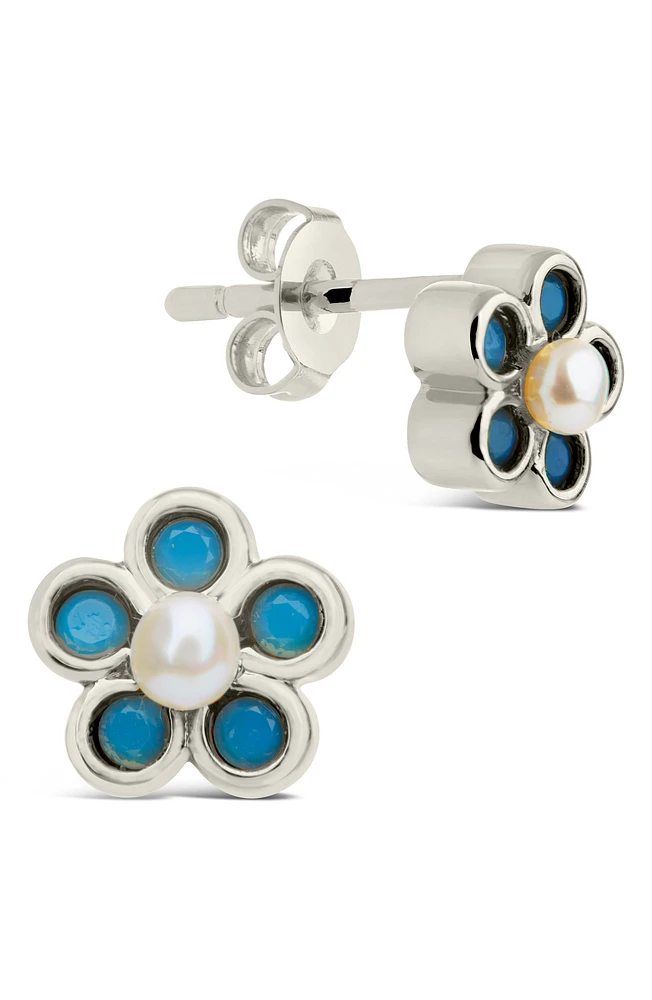 Lilo Imitation Pearl Stud Earrings