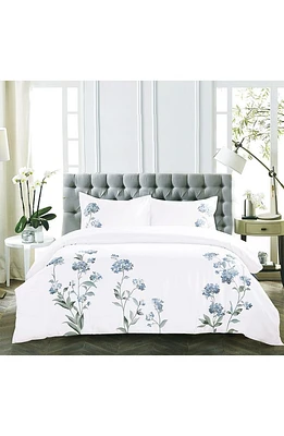 Hydrangea Embroidered Duvet Set