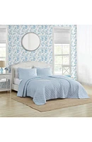 Oxford Quilt & Sham 3-Piece Set