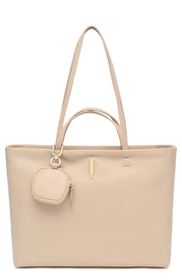 Liz East/West Leather Tote Bag