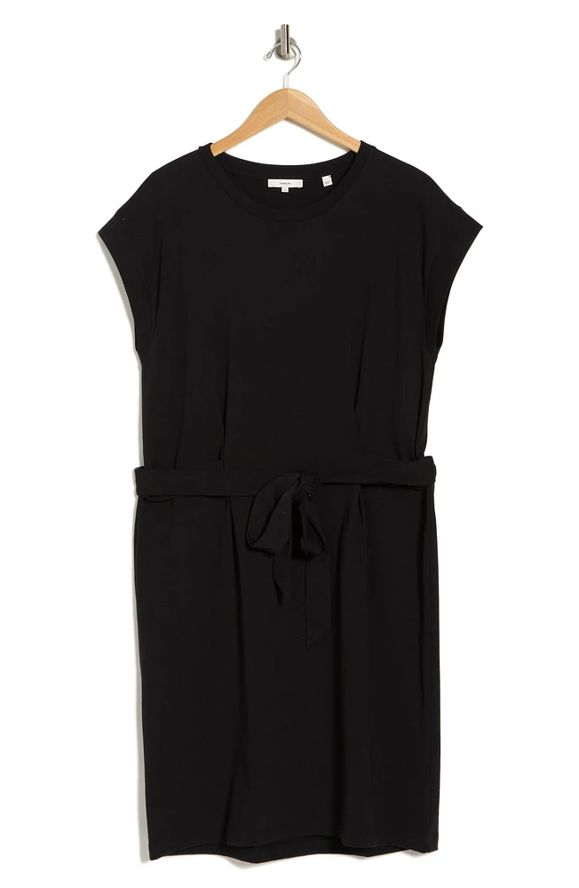 Tie Waist Cotton Dress