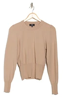 Crewneck Puff Sleeve Sweater