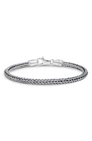Gender Inclusive Sterling Silver Foxtail Round 4mm Chain Bracelet