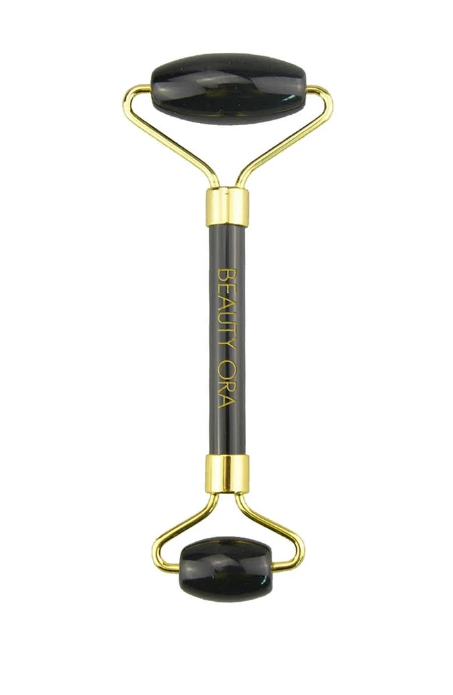 Crystal Face, Eye & Body Roller - Black Obsidian