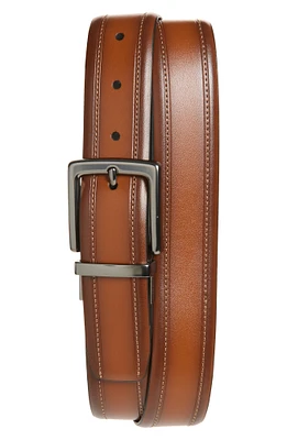 Brownie Reversible Leather Belt