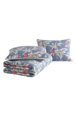 Floral Enchantment Cotton Quilt Set