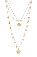 Layered Circle Pendant Necklace