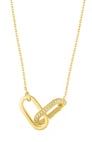 Pavé Link Pendant Necklace