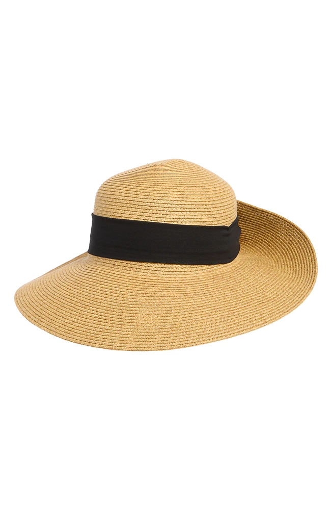 Classic Flip Up Bow Floppy Hat