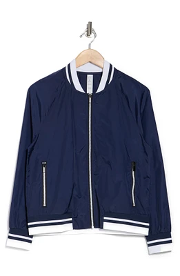 Rib Trim Bomber Jacket