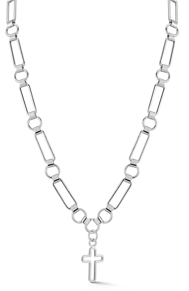 Open Cross Pendant Necklace