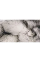 Gordon Faux Fur Rug - 2ft x 3ft - Gradient Grey