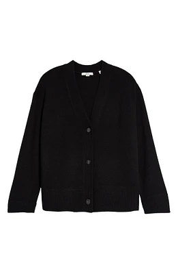 Boxy Wool & Cashmere Cardigan
